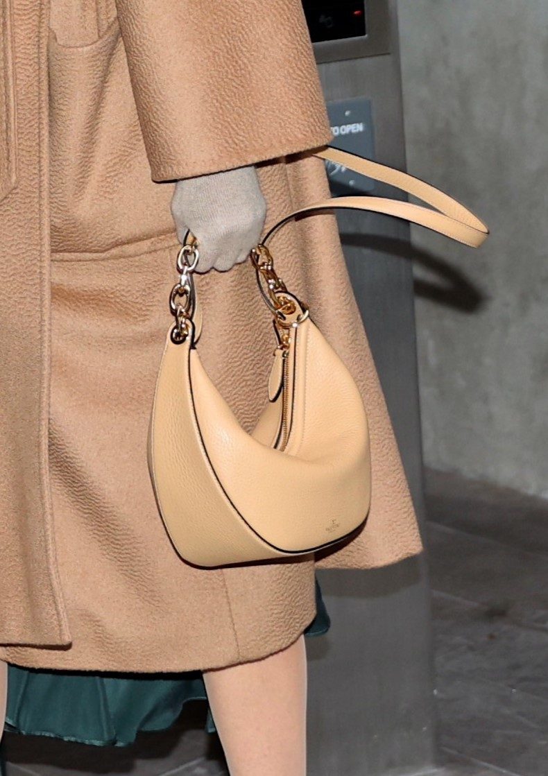 Sac Valentino, modèle Boho Moon, porté par le personnage joué par Nicole Kindman dans le film Babygirl.