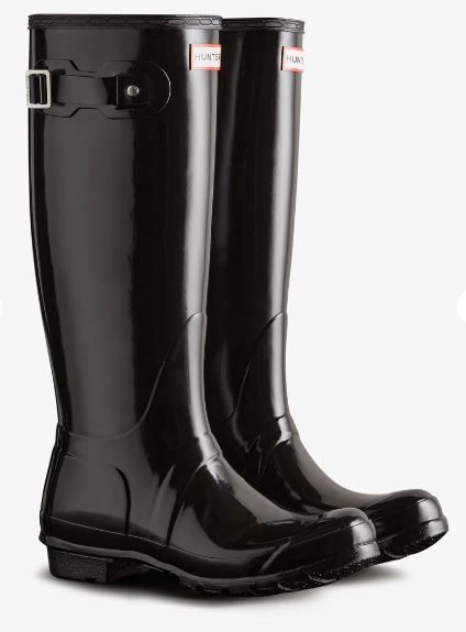 Bottes de pluie de marque Hunter (150 euros).