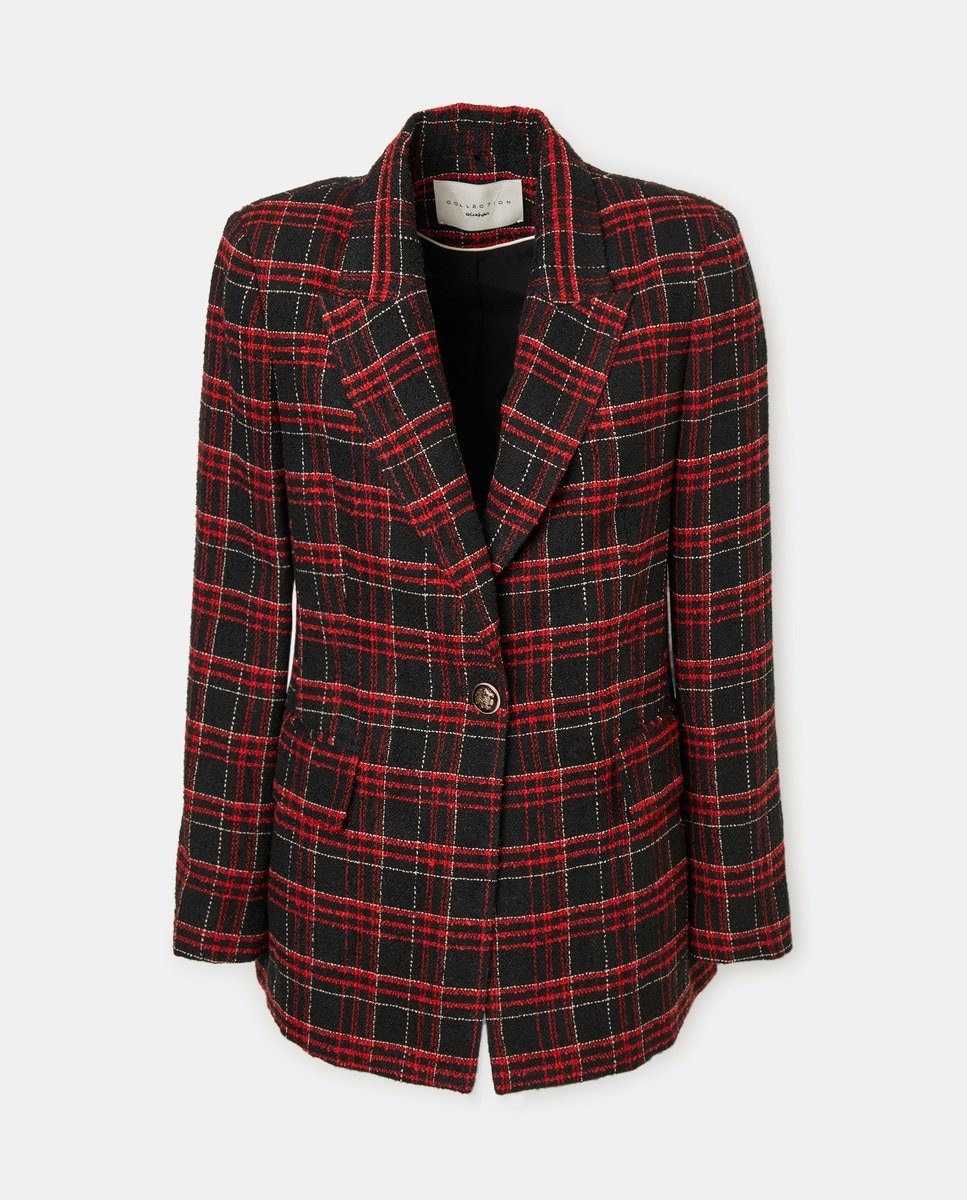 Blazer à carreaux pour femme d'El Corte Ingl