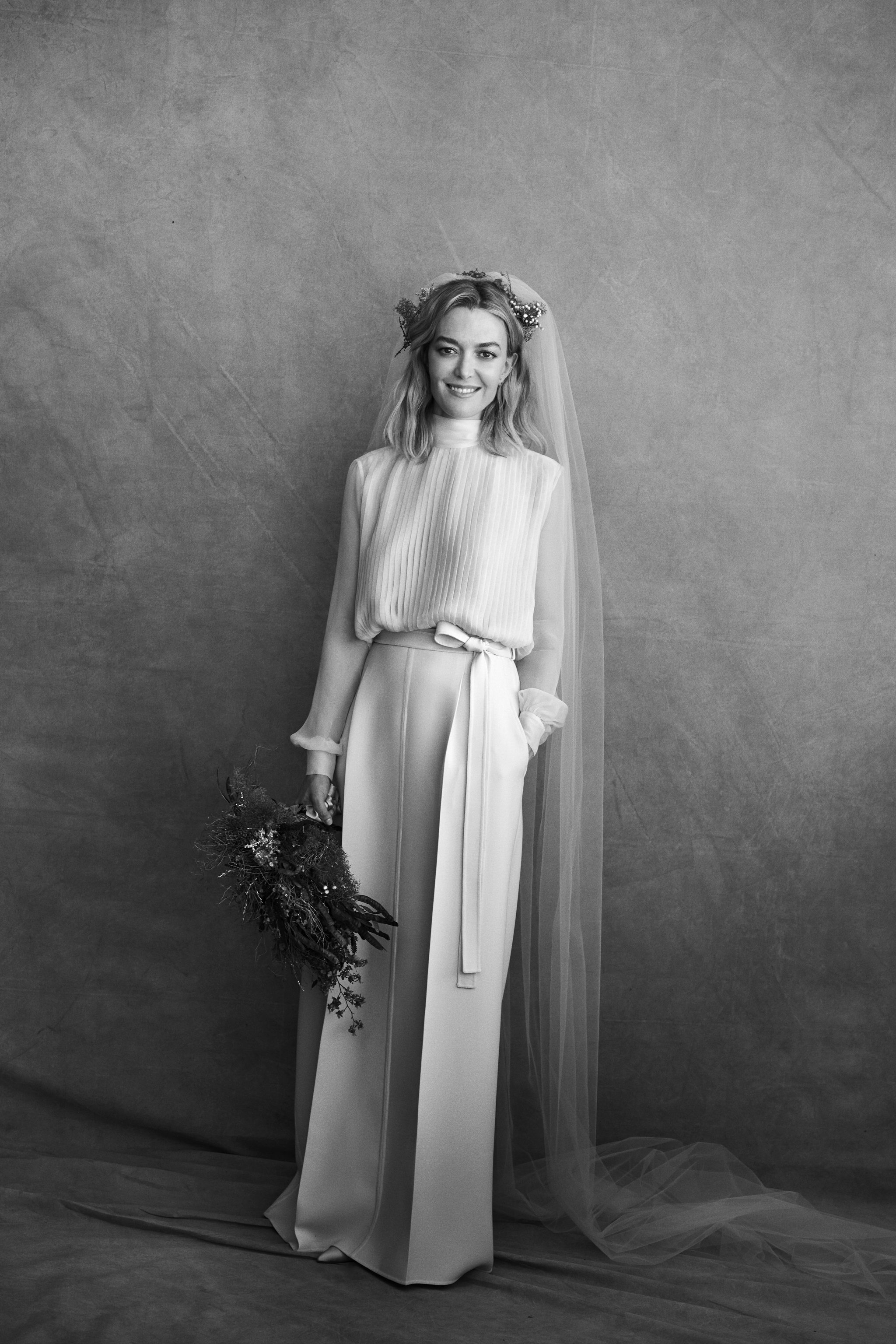 Le look nuptial de Marta Ortega.