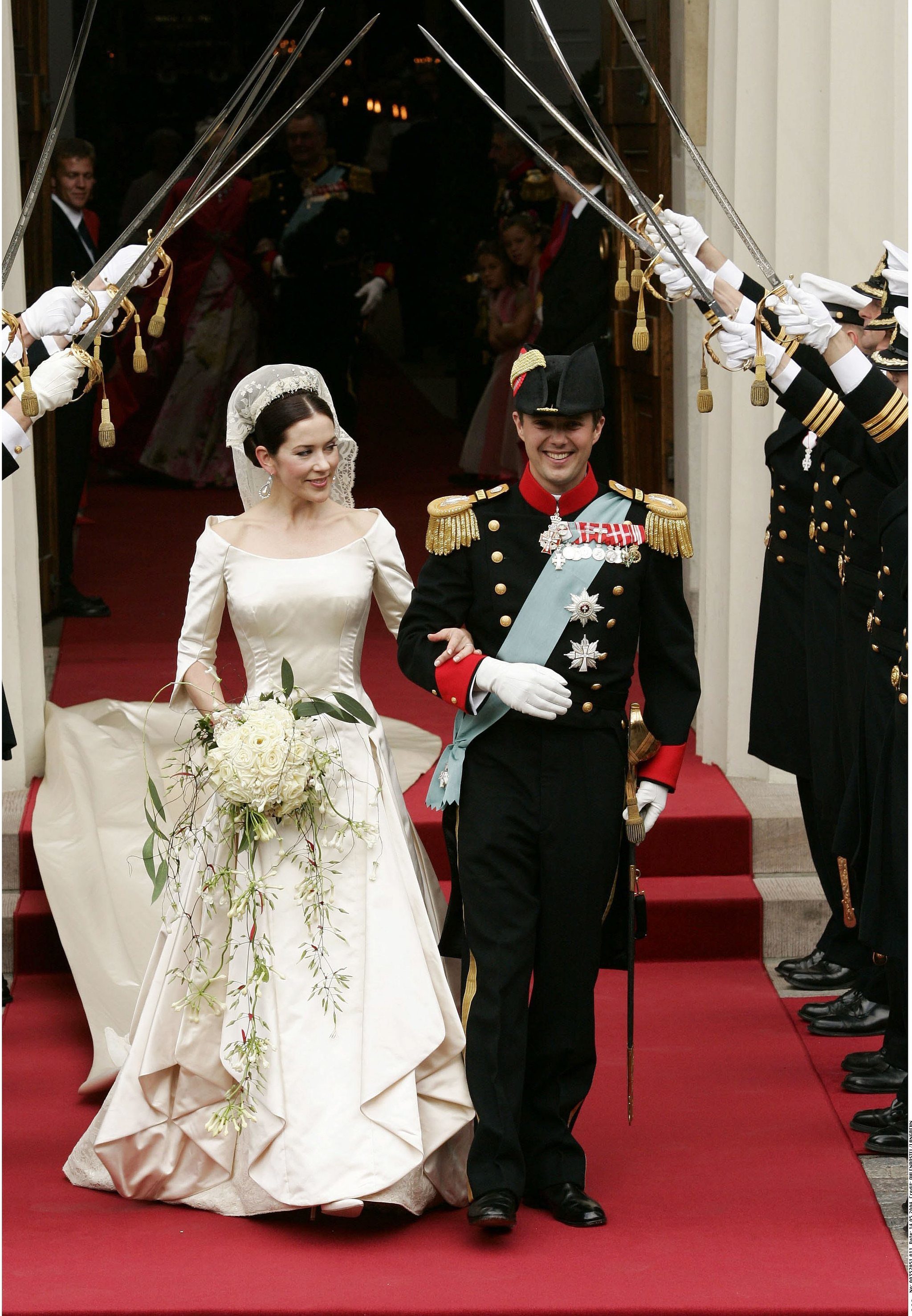 La robe de mariée de Mary Donaldson.
