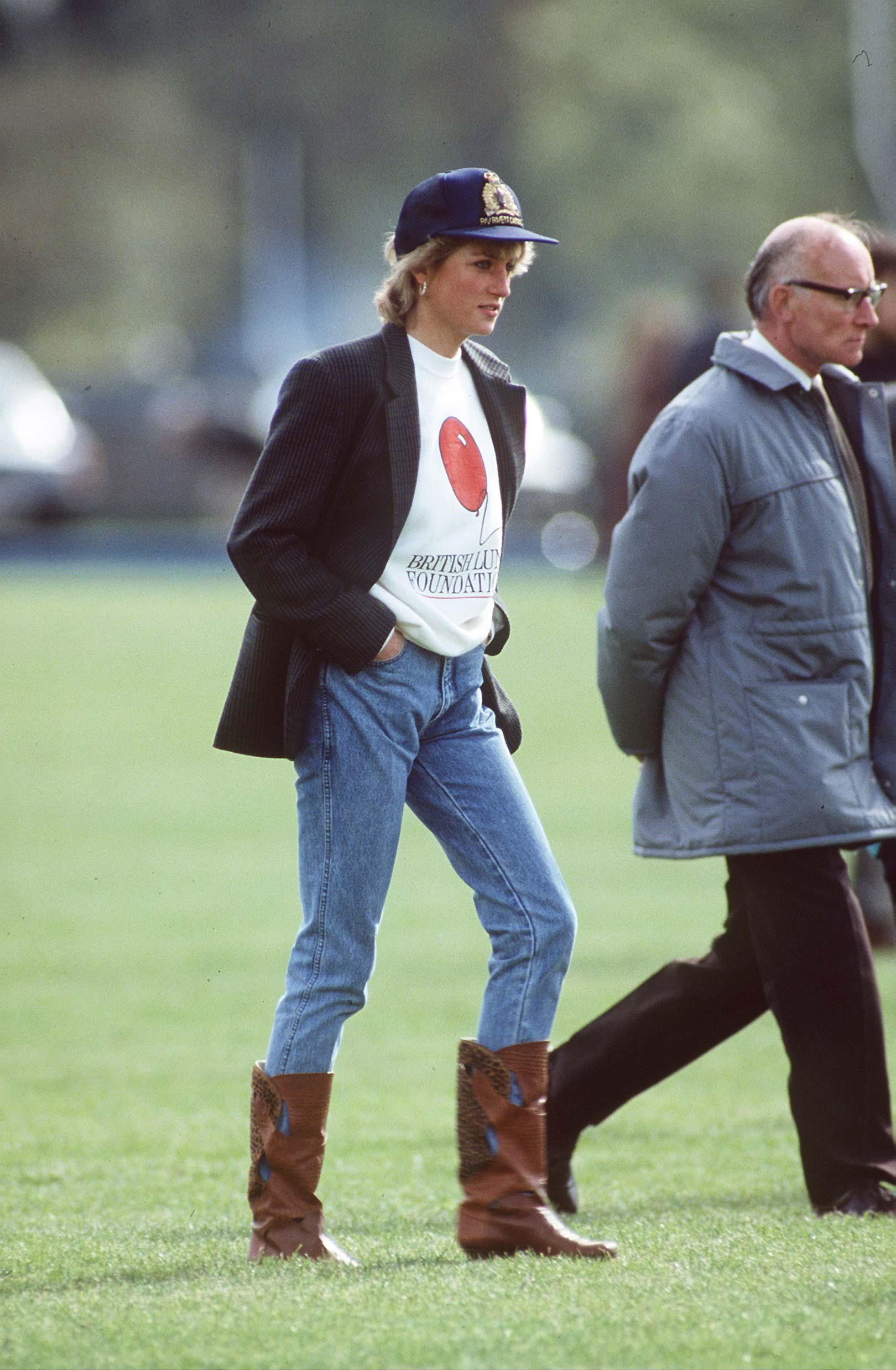 Lady Di en jean.