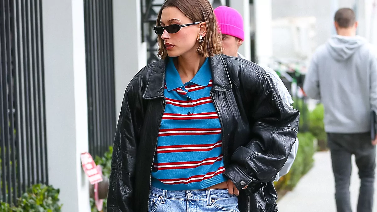 Le jean de Hailey Bieber (que Lady Di portait déjà) pourrait être celui qui fera le buzz en 2024