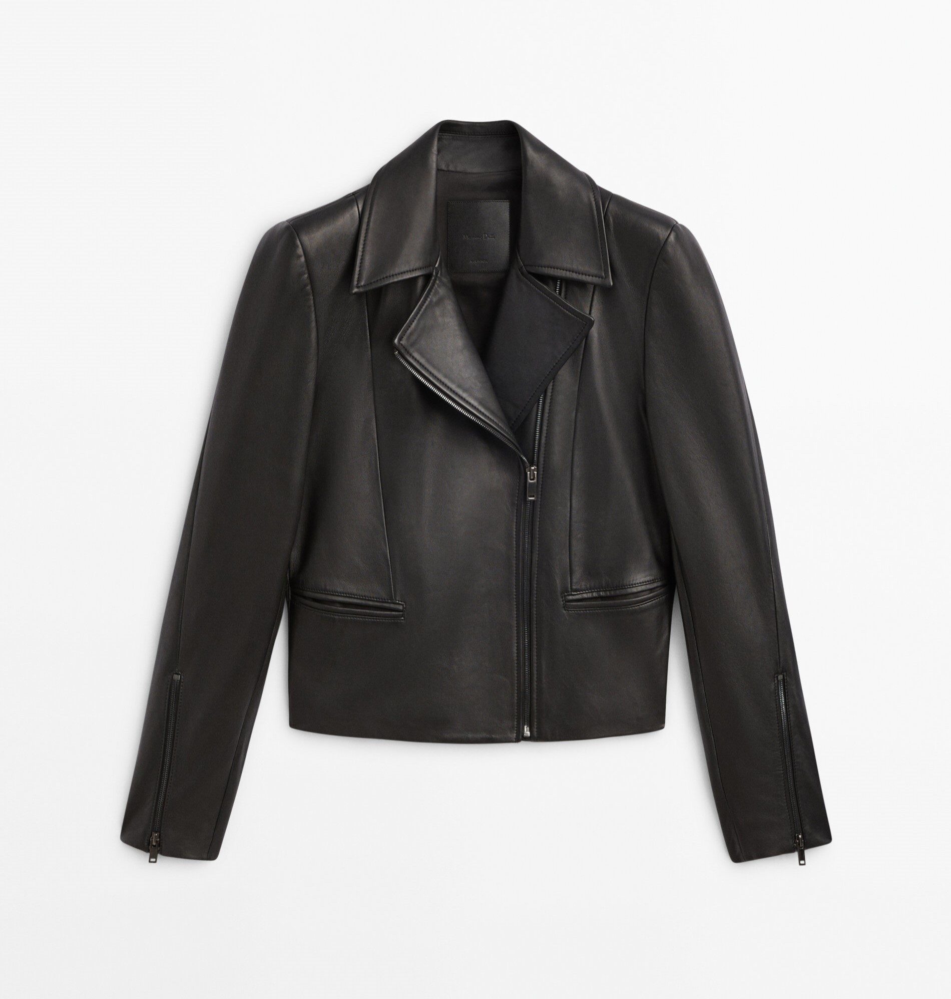 Veste de motard Massimo Dutti.
