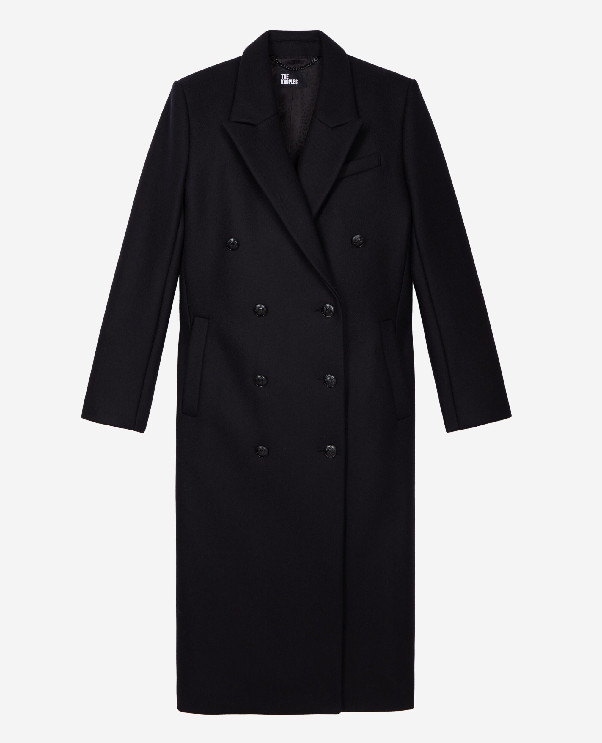 Manteau noir The Kooples.