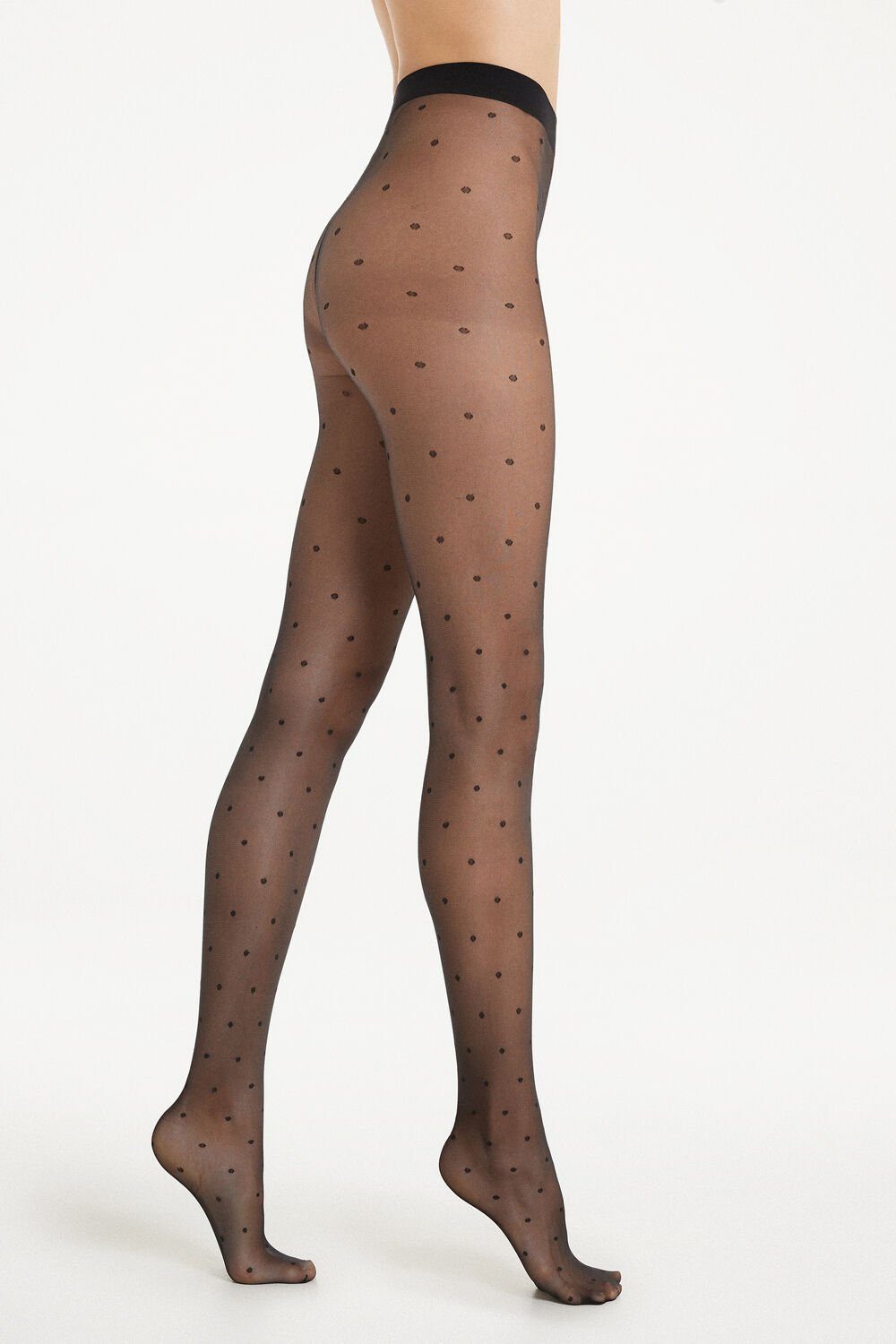 Collants plumetis Tezenis