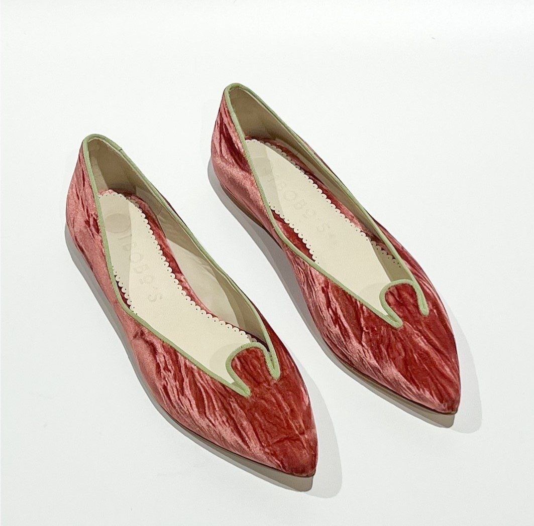Ballerines en velours rose, je veux des Bobo.