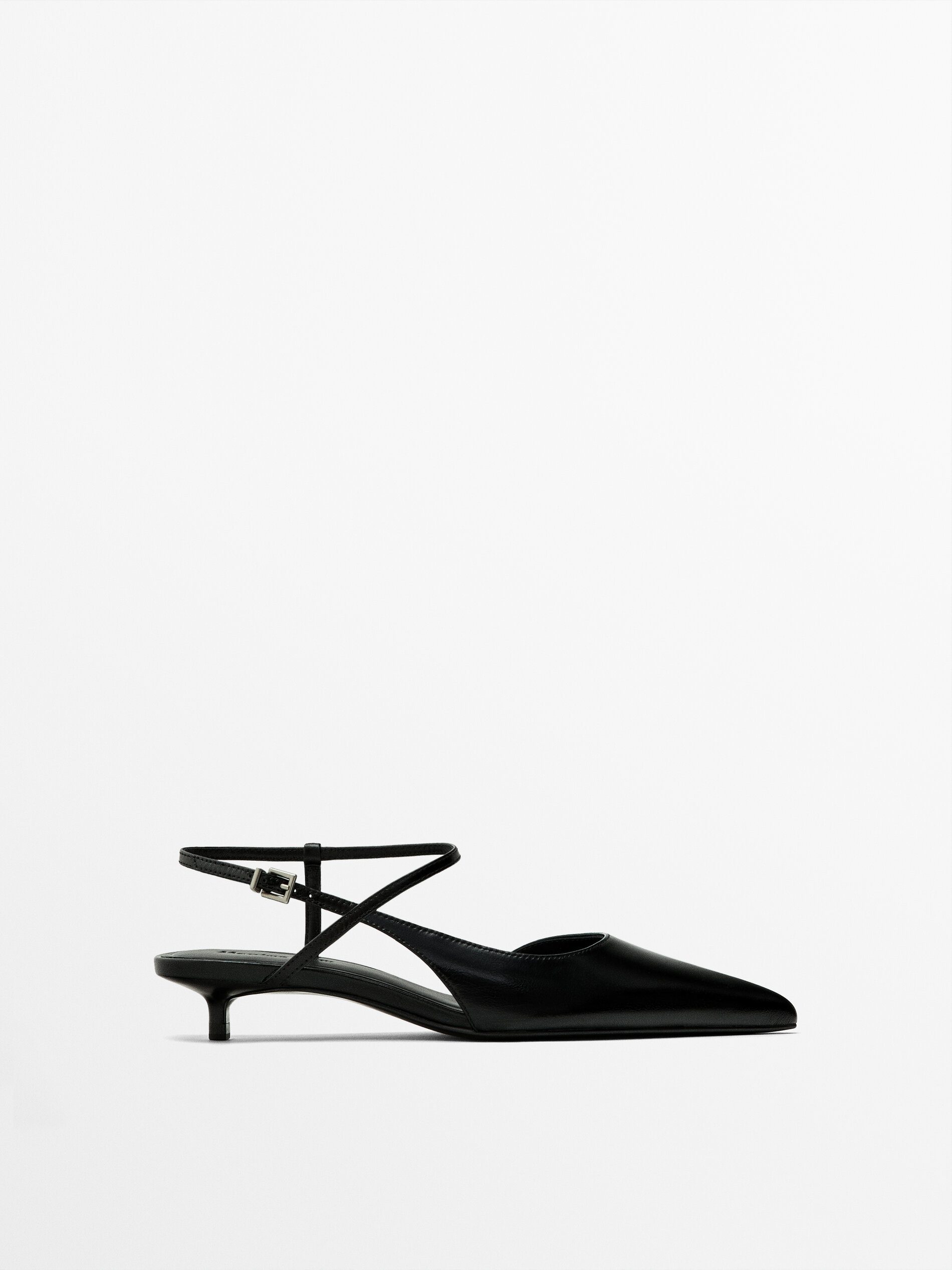 Slingback Massimo Dutti (79,95 euros).