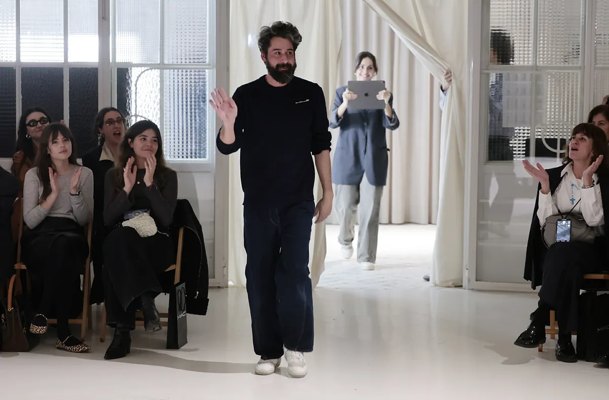 Moiss Nieto, le créateur qui habille Leonor, s'engage une fois de plus en faveur du développement durable à la Fashion Week de Madrid