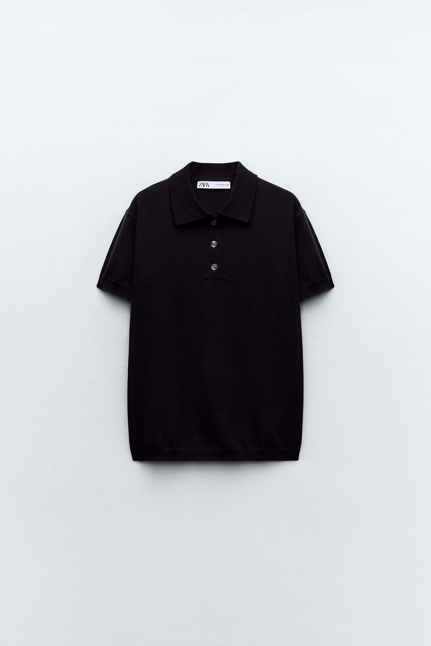 Polo tricoté Zara.