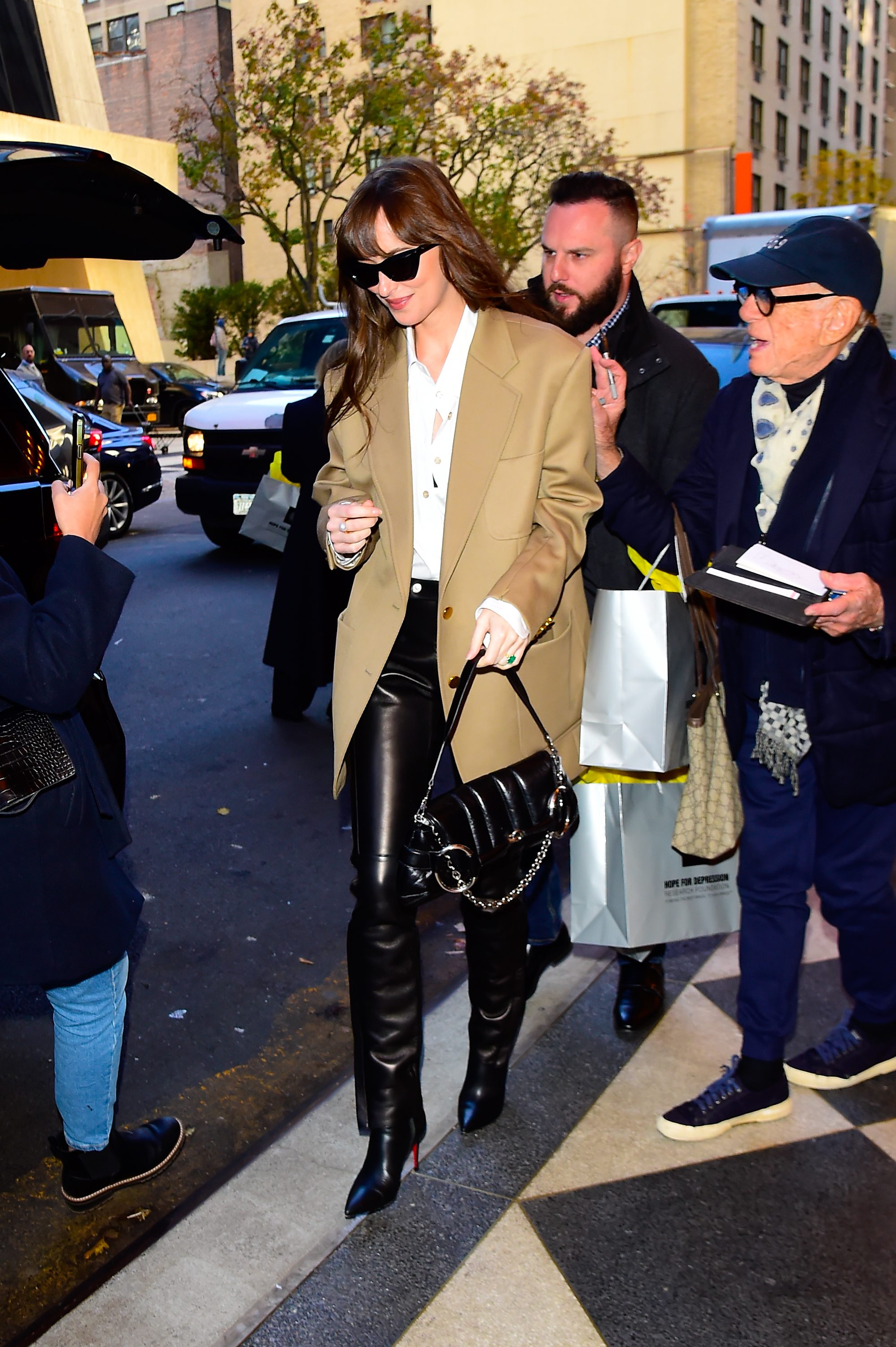 Dakota Johnson à New York.