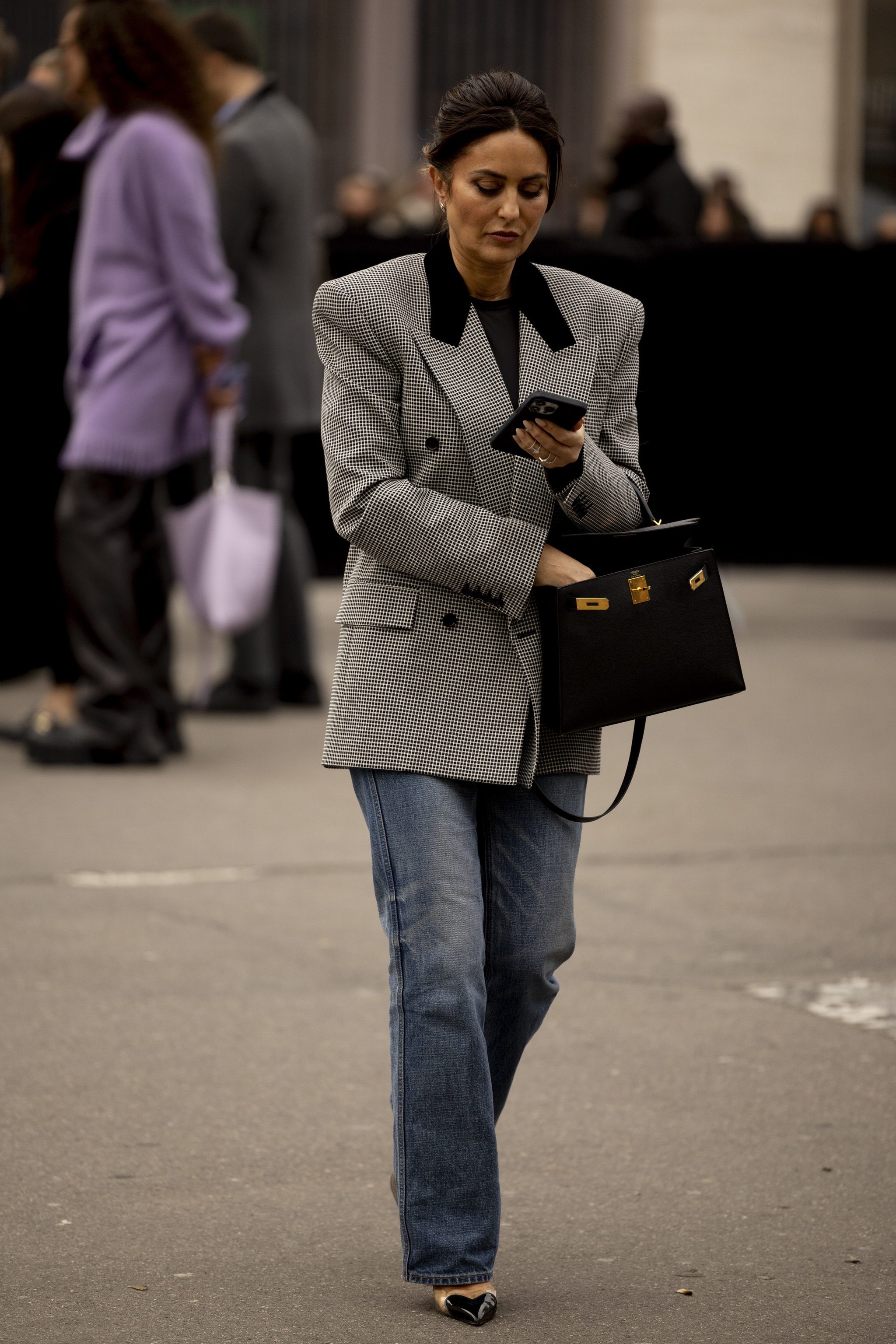 Blazer oversize avec pantalon