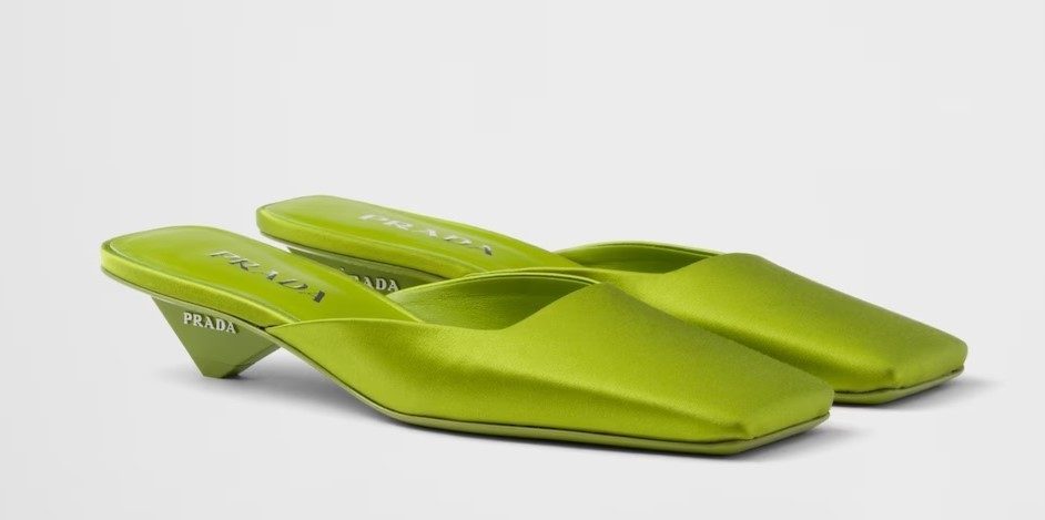 Mules Prada en satin