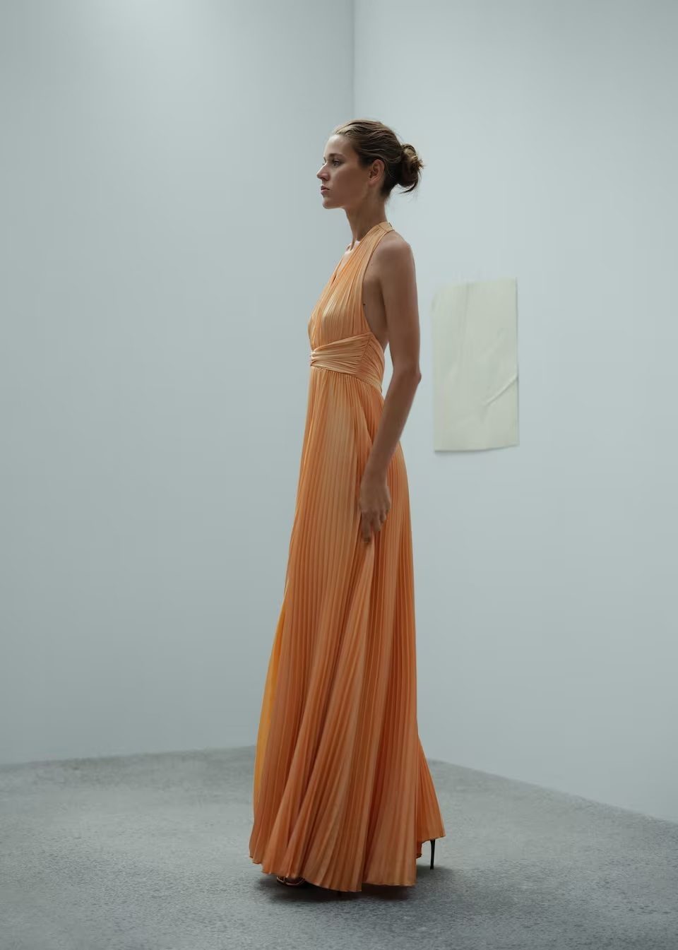 Robe plissée Mango, pour un look de fête