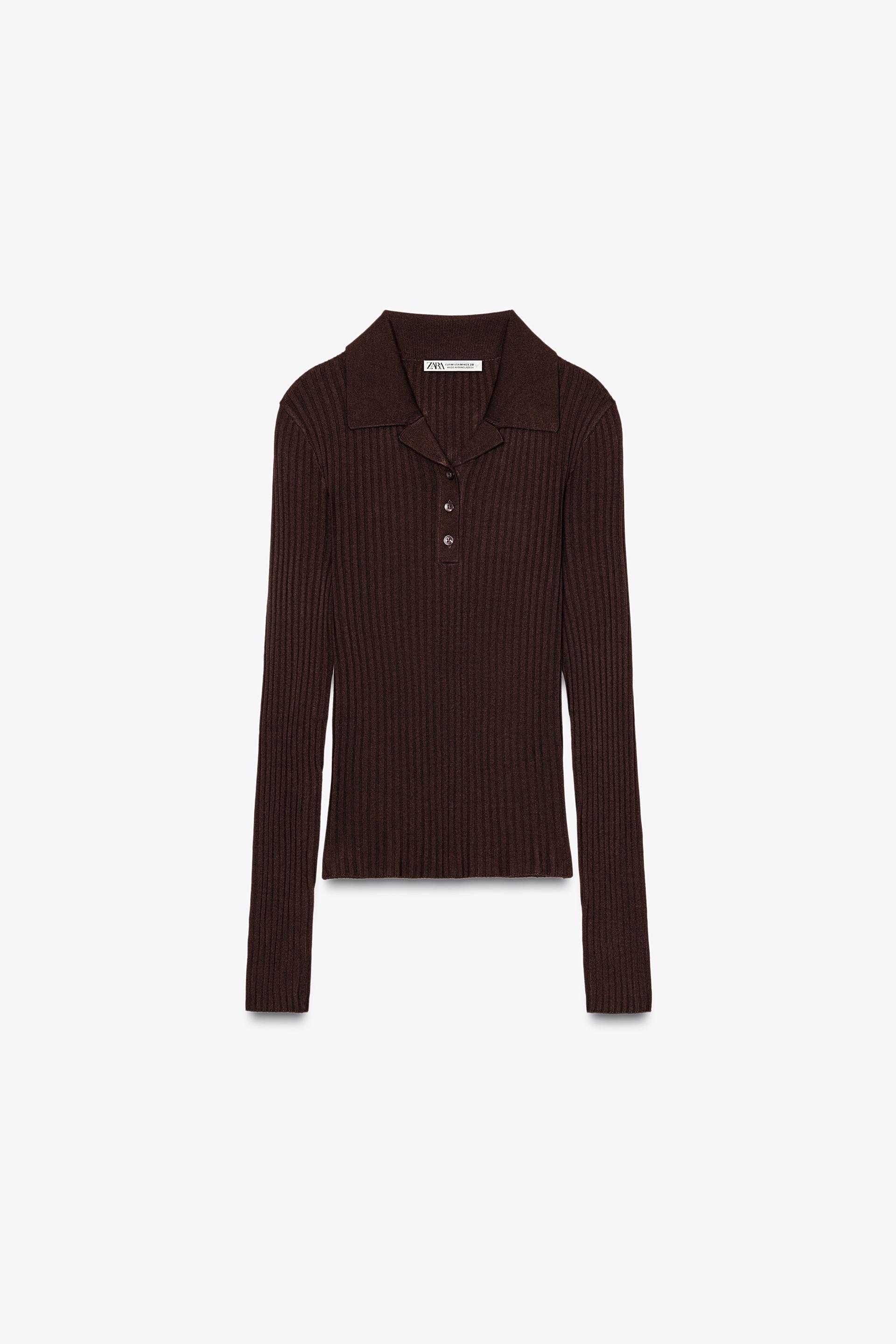 Canalé Jersey avec Zara Polo Neck.