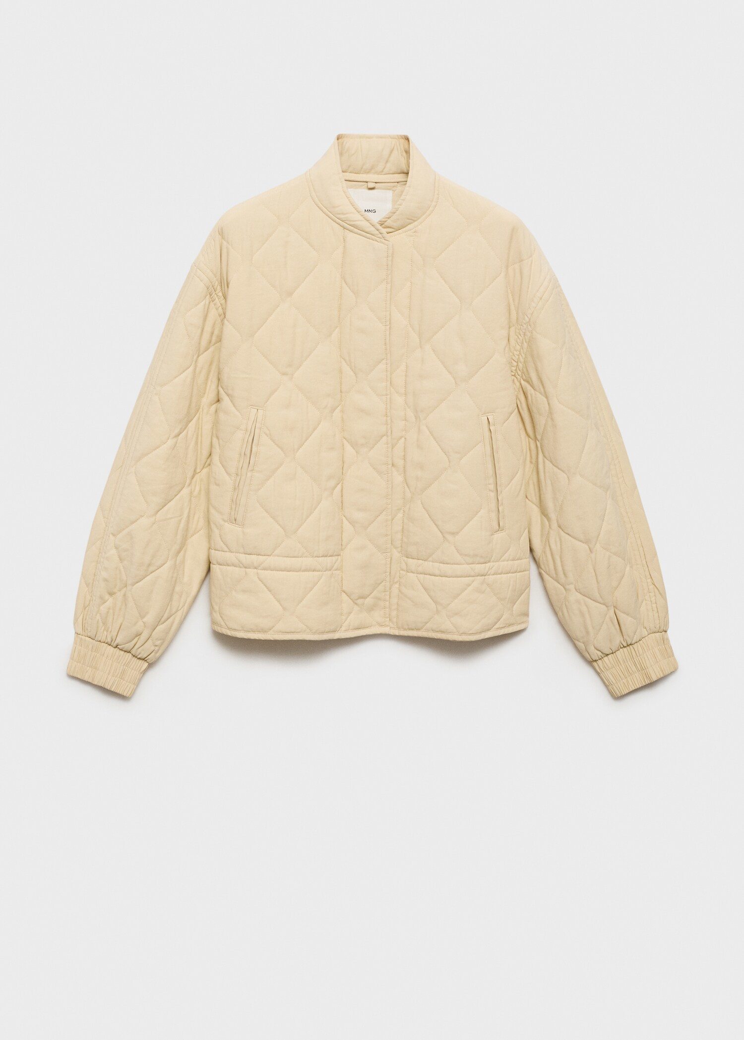 Veste mangue rembourrée.