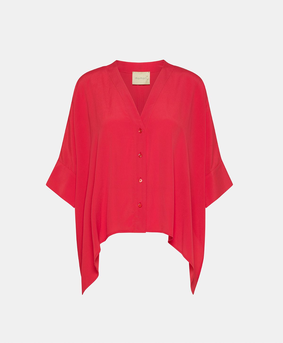 Chemise Momoní rouge.