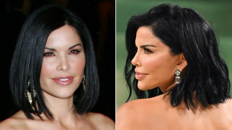 Lauren Sanchez avec des coiffures courtes