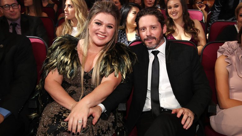 Kelly Clarkson et Brandon Blackstop aux AMAS