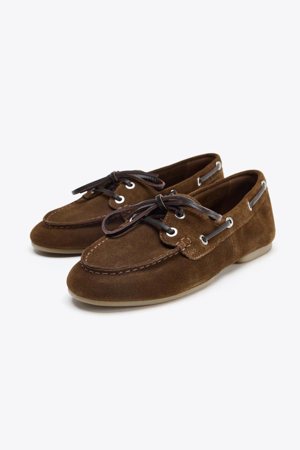 Zara Chocolate brun nautique.