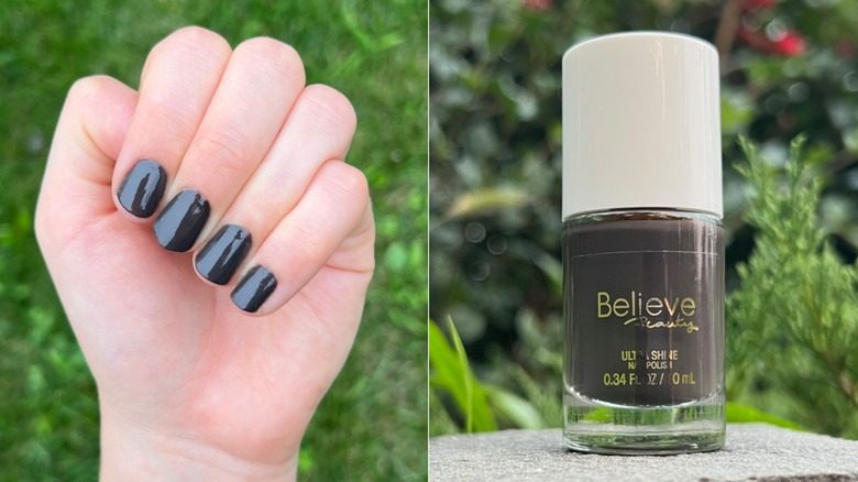 Croyez pour le vernis à ongles gagnant