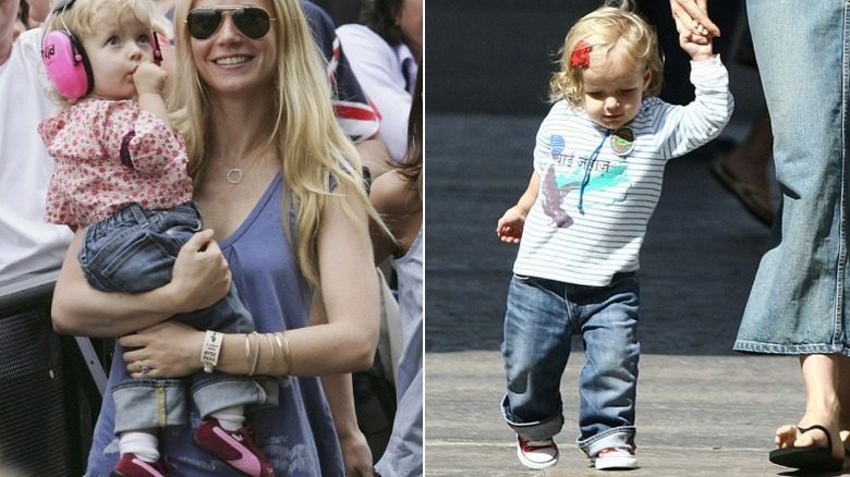 Apple Martin comme tout-petit avec sa mère Gwyneth Paltrow