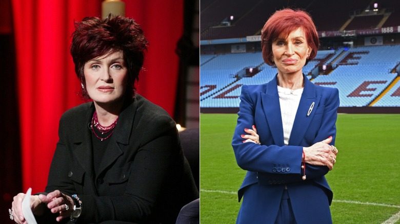 Sharon Osbourne en 2002 et 2025