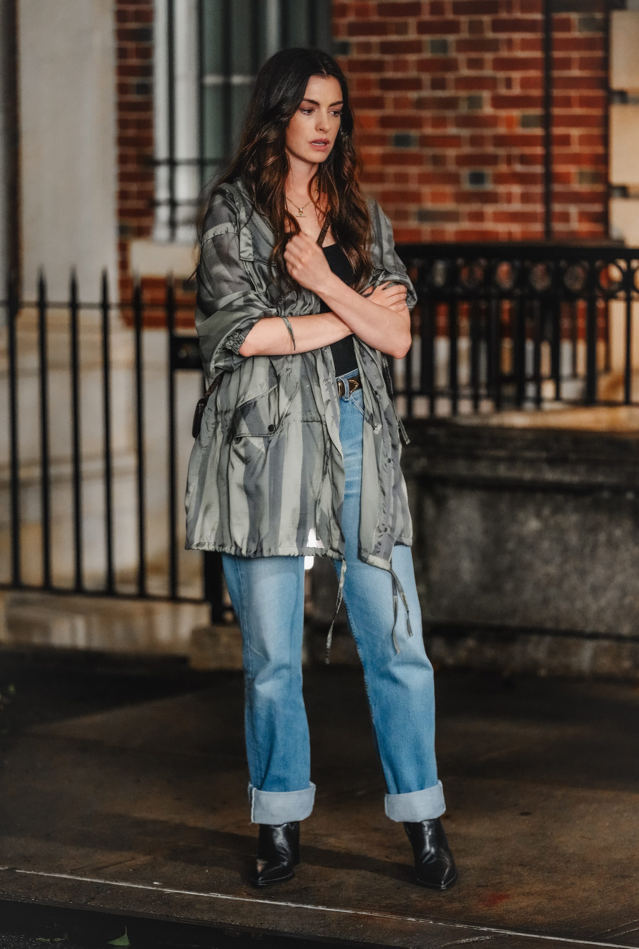 L'actrice avec l'un des looks les plus décontractés du film.