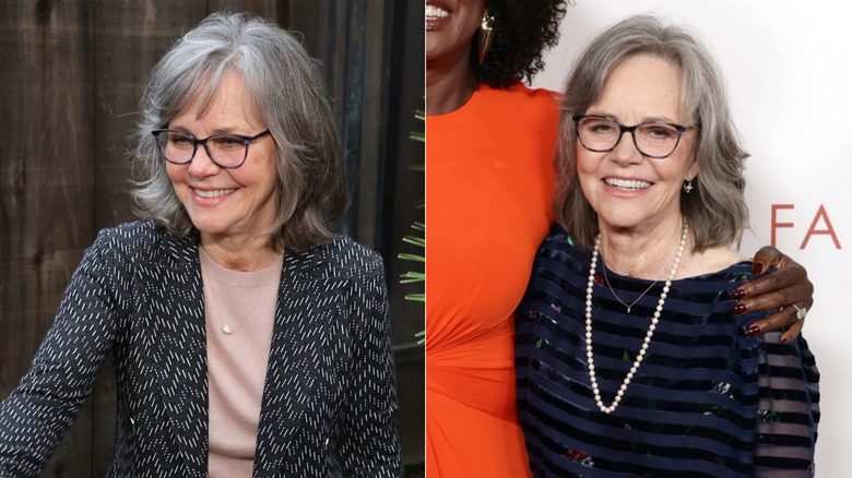 Sally Field aux cheveux gris en 2025