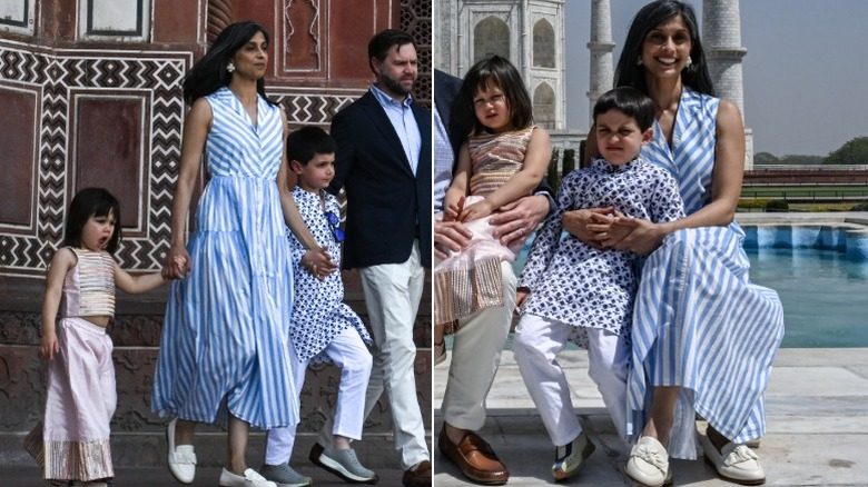 JD et Usha Vance en Inde avec leurs enfants