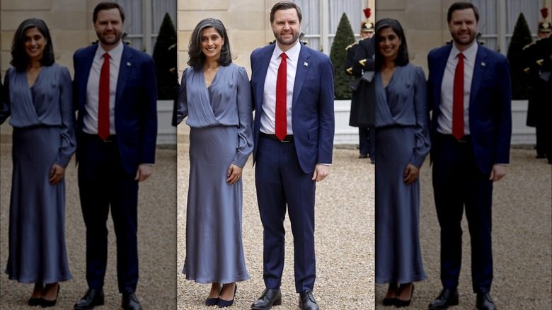 Usha et JD Vance en France