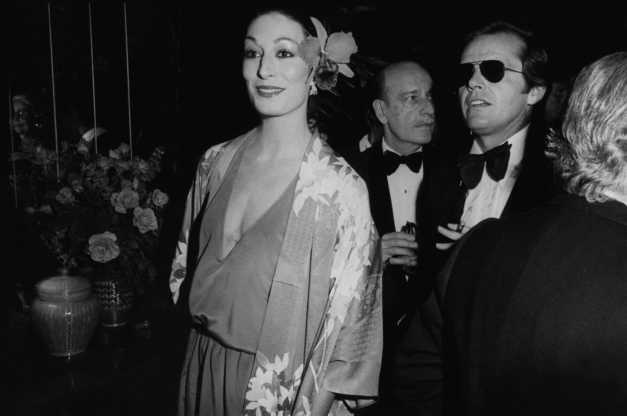Anjelica Huston et Jack Nicholson en 1977