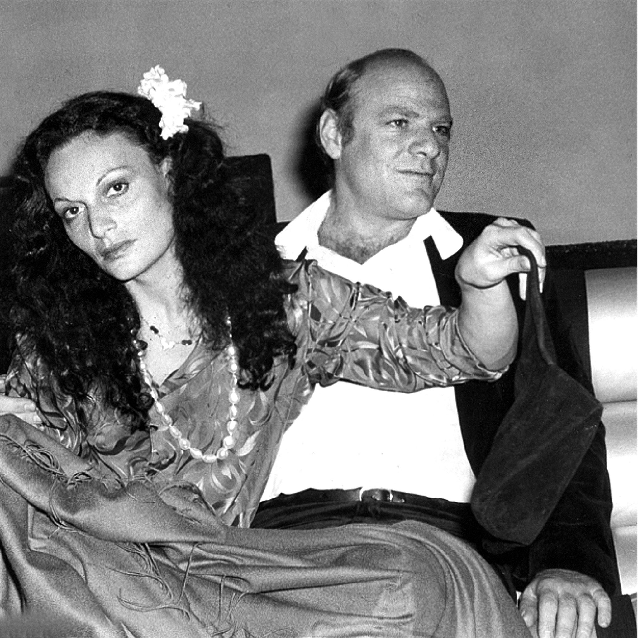 Diane von Furstenberg et Barry Diller dans Studio 54