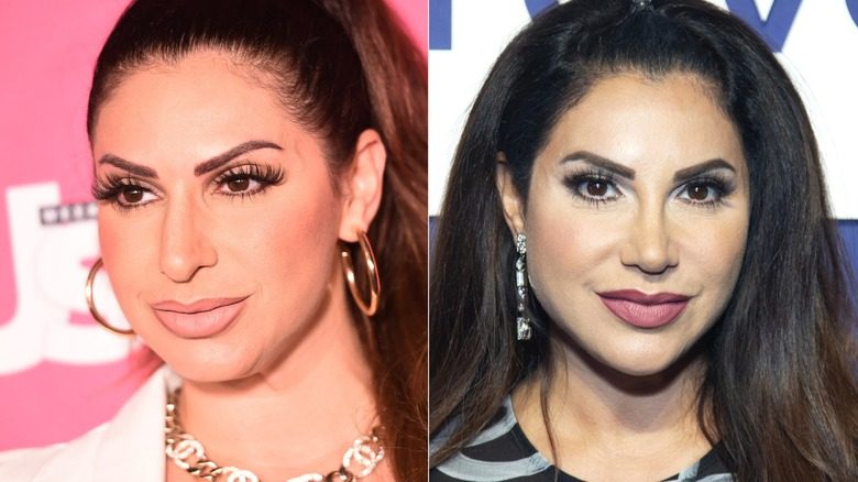 Jennifer Aydin avec de faux cils avant et après son travail de nez