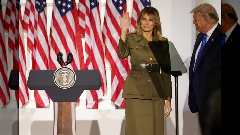 Melania Trump prononce un discours