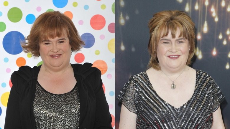 Susan Boyle aux cheveux roux
