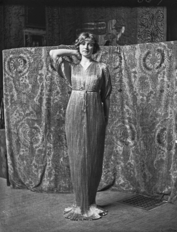 Isadora Duncan en tunique Delphos.