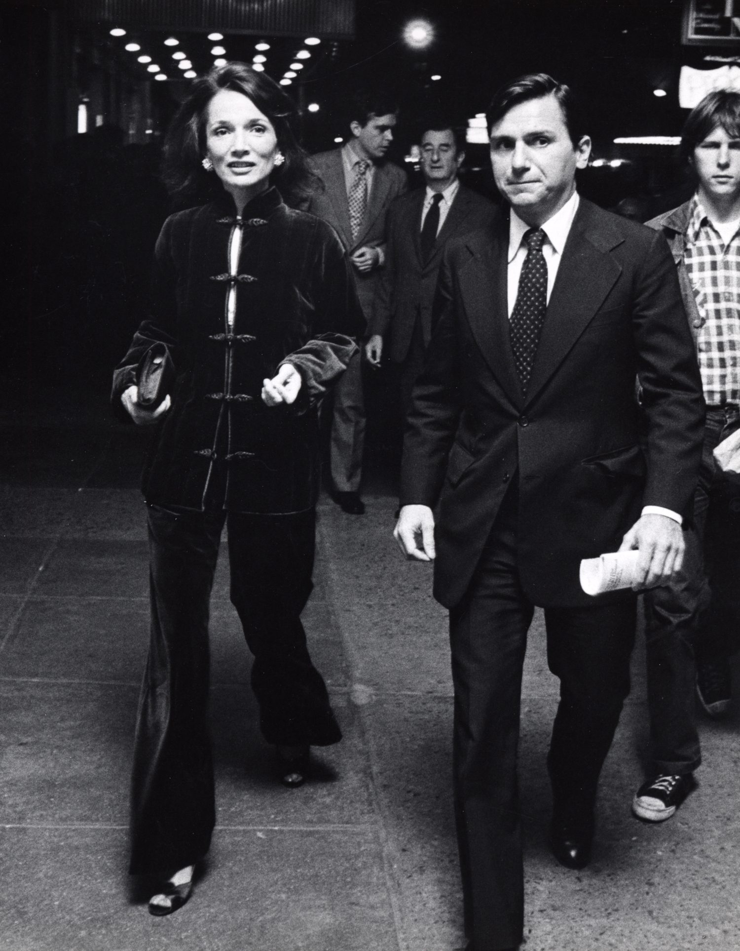 Lee Radziwill et Peter Tufo en 1975.