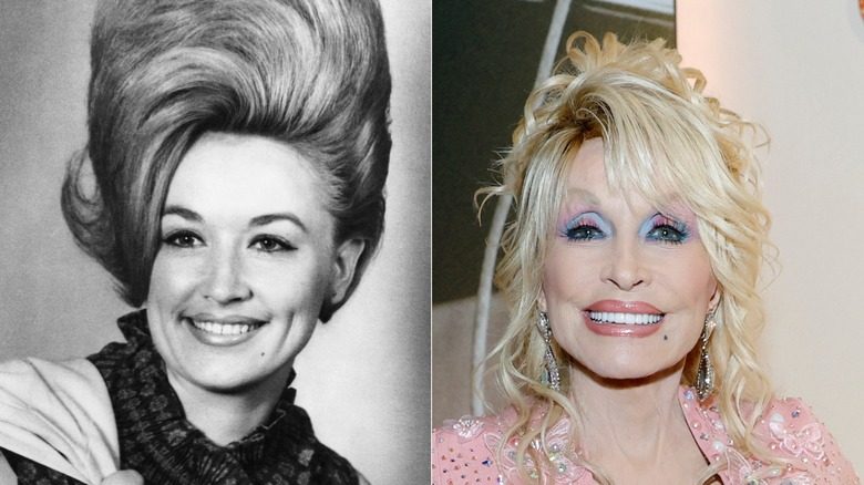 Le visage de Dolly Parton en 1965 vs. en 2025, 60 ans plus tard