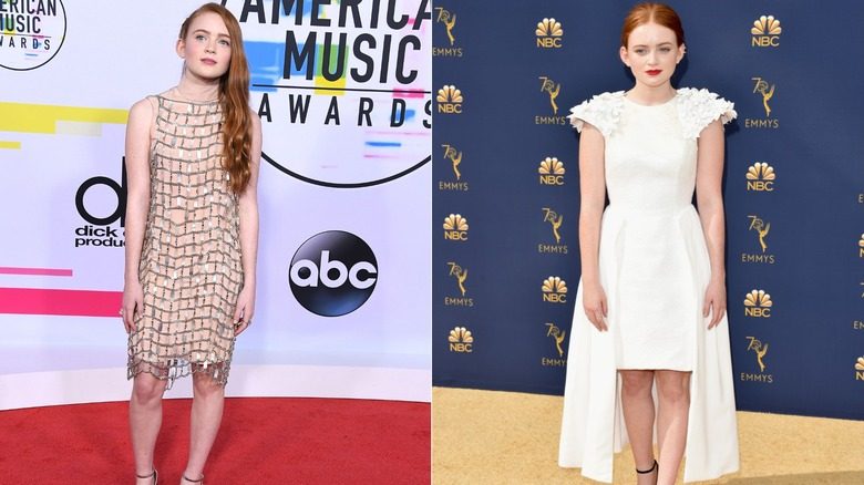 Sadie Sink en 2017 et 2018 sur le tapis rouge