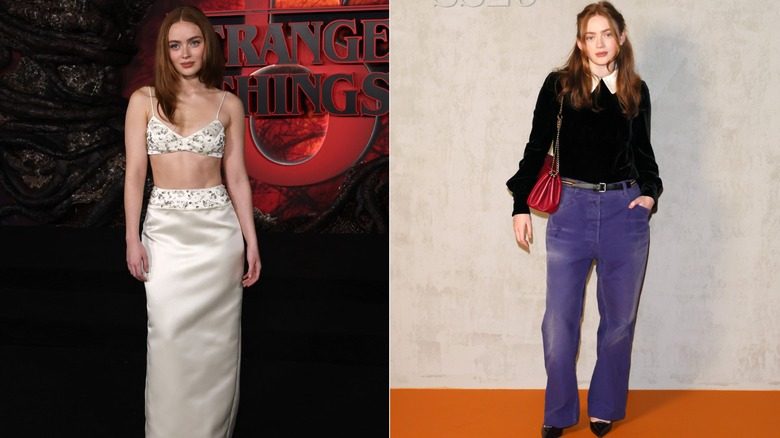 Sadie Sink en 2025 dans un ensemble et une tenue preppy