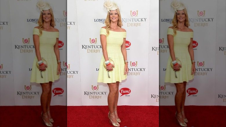 Elin Nordegren sur le tapis rouge en 2016