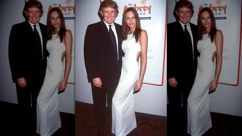 Donald Trump et Melania Trump posent à l'avant-première du film 