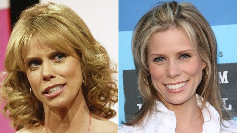 Cheryl Hines lors d'événements en 2006 avec des cheveux blonds