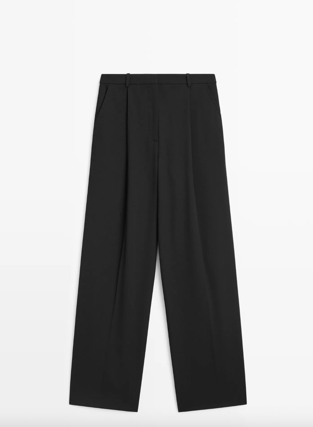Pantalon large plissé (69,95 euros)