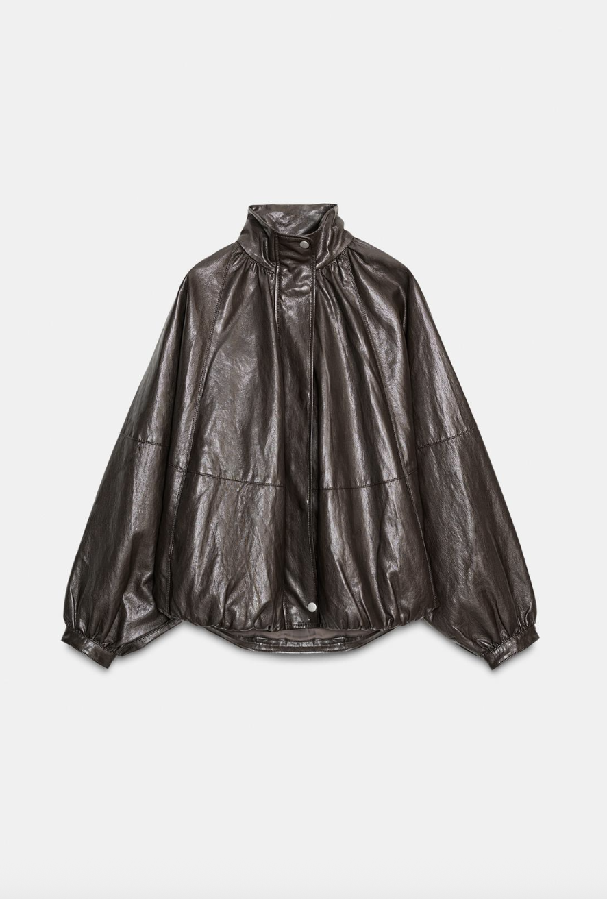 Bomber effet cuir (69,95 euros) / Réf. 2969/241/832