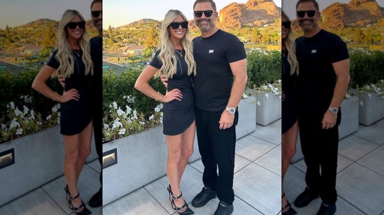 Christina Haack posant avec Christopher Larocca