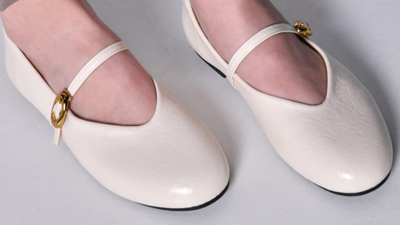 Ballerines blanches style ballerines