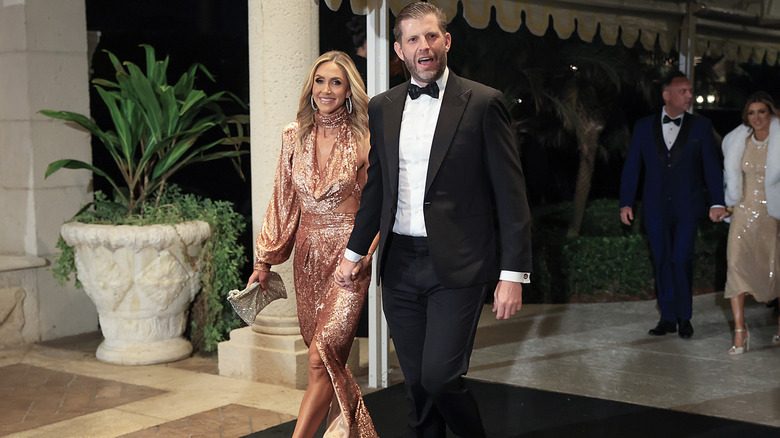 Lara et Eric Trump à Mar-a-Lago