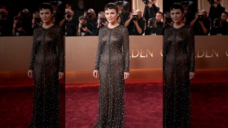 Ginnifer Goodwin sur le tapis rouge des Golden Globes